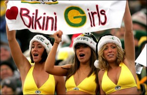packers bikini girls