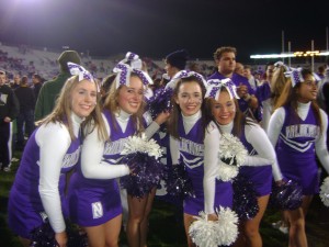 Northwestern cheerleaders