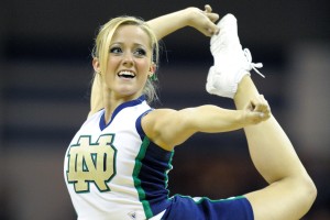 notre dame cheerleader