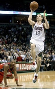 Milwaukee Bucks point guard Luke Ridnour