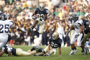 theo riddick kickoff return notre dame