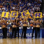 LSU cheerleaders