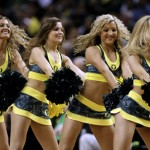 Oregon cheerleaders