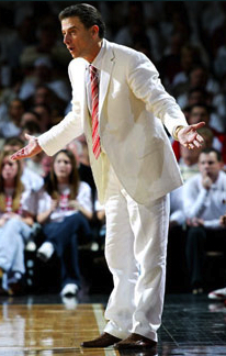 Rick Pitino white suit