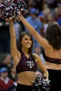 Texas A&M cheerleader