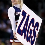 Gonzaga cheerleader