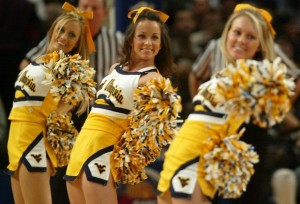 West Virginia cheerleaders