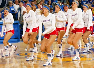 Kansas jayhawks cheerleaders