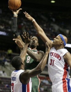 Milwaukee Bucks forward Larry Sanders