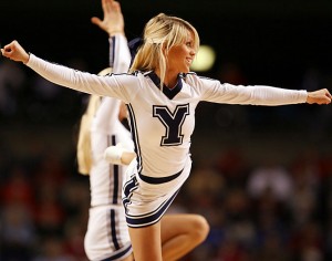 byu basketball cheerleader