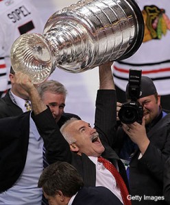Coach Q with the Stanley Cup