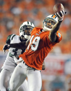 Brandon Marshall making a one-handed catch