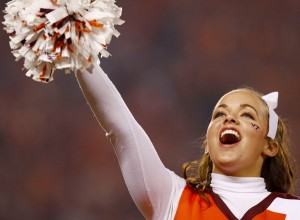 virginia tech cheerleader