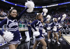 butler basketball bulldog cheerleaders