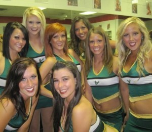 univ south florida cheerleaders