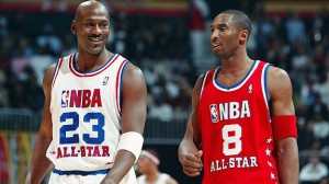 Kobe Bryant and Michael Jordan