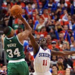 Paul Pierce and Jrue Holiday