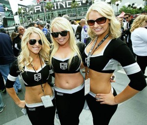 L.A. Kings Ice Girls sharks
