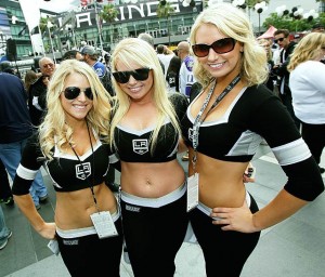 LA Kings Ice Girls barry melrose