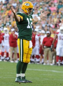 Aaron Rodgers preseason cardinals
