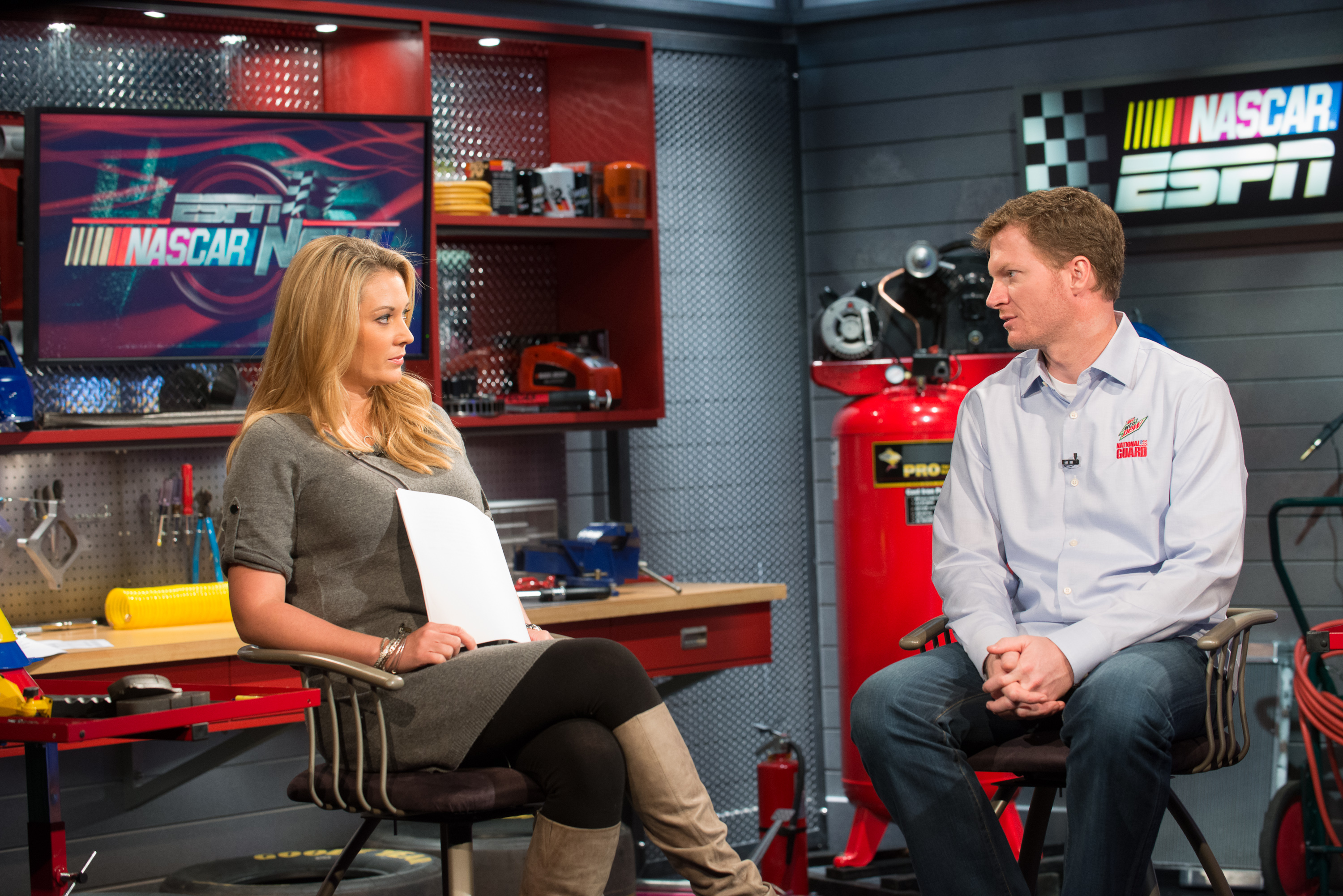Nicole Briscoe and Dale Earnhardt Jr. 