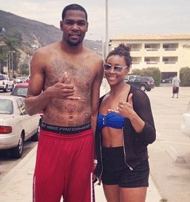 Kevin Durant With GF