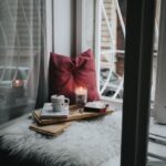 luxury home candles pillows