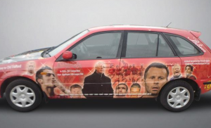 manchester united city car