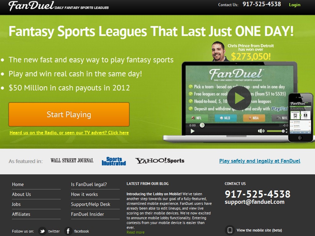 How FanDuel conquered the US market