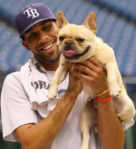 David Price with Frenchie