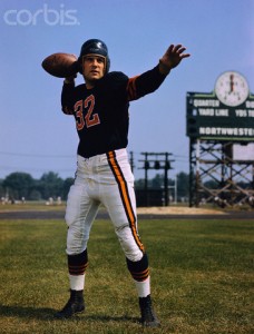 ca. 1948 --- Johnny Lujack, football player. --- Image by © Bettmann/CORBIS