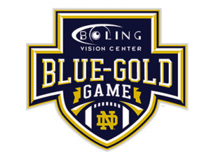 notre dame blue gold