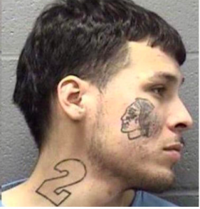 blackhawks tattoo man