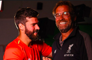 alisson becker jurgen klopp