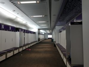 northwestern football locker room