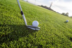 golfing