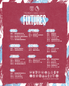 West Ham fixtures