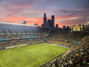 soldier field sunset borussia dortmund chelsea