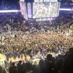 northwestern basketball court storm