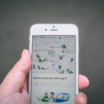 smartphone ride sharing app