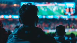 guy watching sports