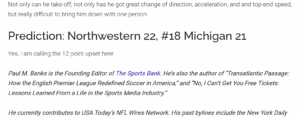 northwestern wildcats michigan wolverines