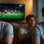 dudes watching soccer