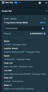 bet slip